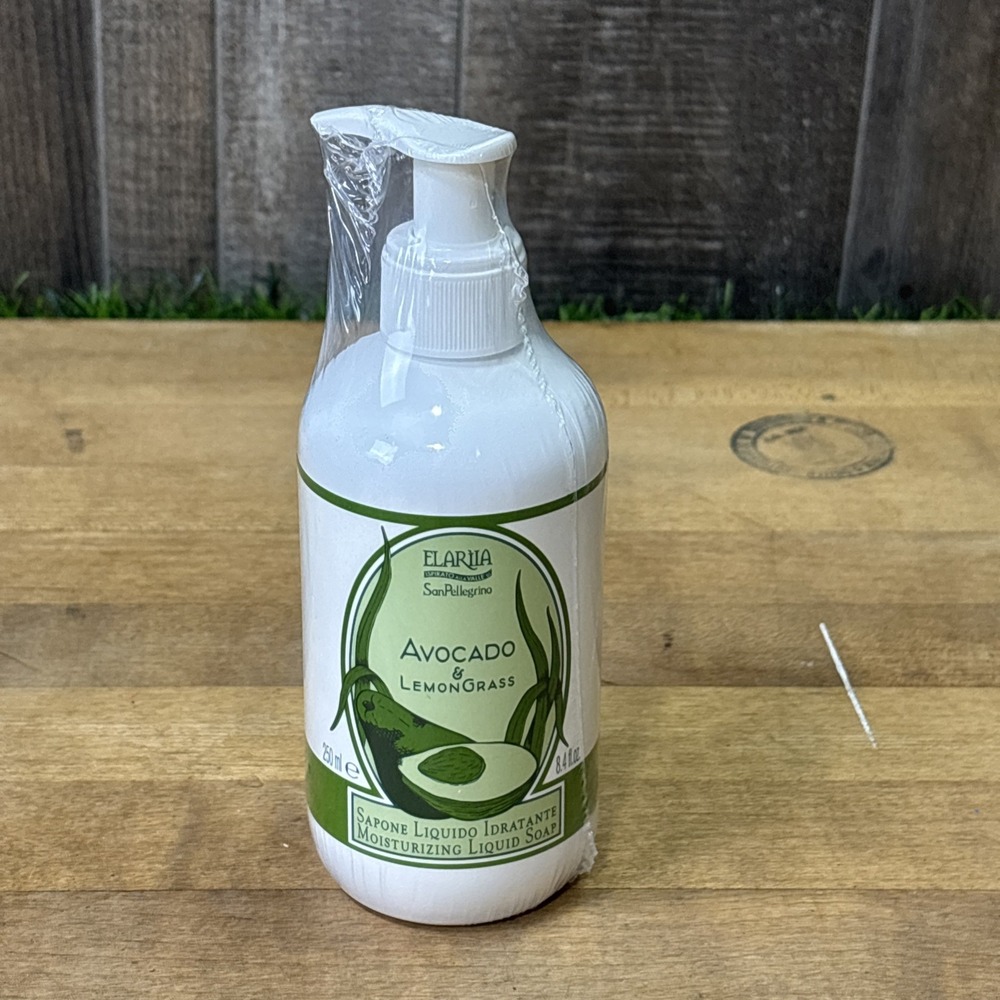 Elariia Avocado Lemongrass Liquid Hand Soap 8.4 oz New Sealed